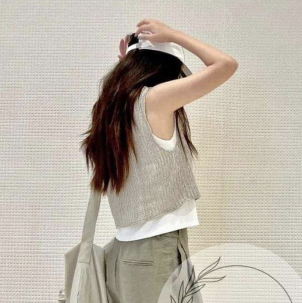 Zara TOP With CONTRAST Vest